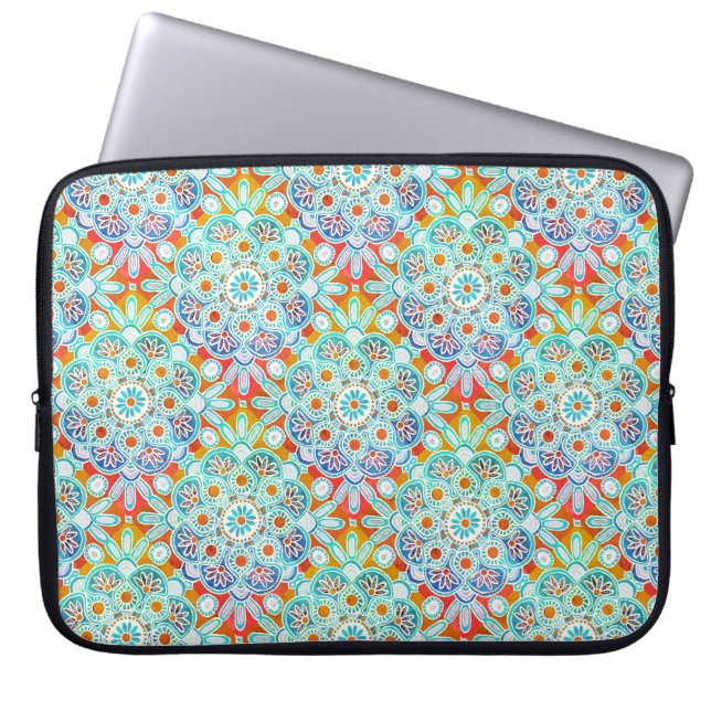 Boho Medallion Laptophoes Laptop Sleeve (Voorkant)