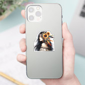 Boho Meisje AI Kunst Boheemse Mode Sticker (Telefoon)