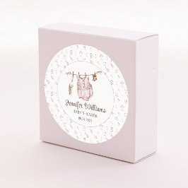 Boho  meisje doucht stickers rond