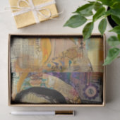 BOHO MEISJE MENGTECHNIEK DECOUPAGE VLOEIPAPIER TISSUEPAPIER (Geschenk)