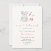 Boho meisje outfit Baby shower Kaart (Voorkant)