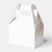 Boho Meisje Pampas Orchidee Pioenrozen Baby shower Bedankdoosjes (Achterkant)