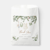 Boho Meisje Winter Baby shower Dank u Favoriete Ta Bedankzakje (Voorkant)