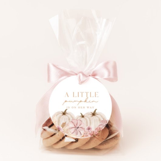 Boho meisjes Pampas gras pompoen aangepaste cirkel Bedankjes Labels