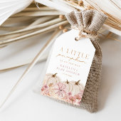 Boho Meisjes Pampas Gras Pompoen Favor & Cadeaulabel