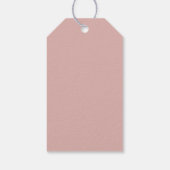 Boho Meisjes Pampas Gras Pompoen Favor & Cadeaulabel (Achterkant)