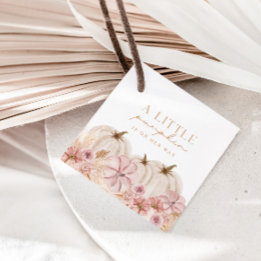 Boho Meisjes Pampas Grass Pumpkin Custom Bedankjes Labels