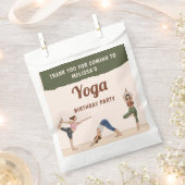 Boho Meisjes Stretch Yoga Verjaardagsfeest Bedankt Bedankzakje (Geknipt)