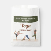 Boho Meisjes Stretch Yoga Verjaardagsfeest Bedankt Bedankzakje (Voorkant)