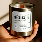 Boho Melkachtige Kraft Beige Botanische Papier Kaa Vierkante Sticker