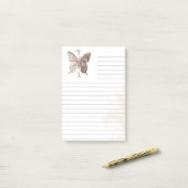 Boho Mental Health Vlinder 3M Post-it® Notities Notes (Op bureau)
