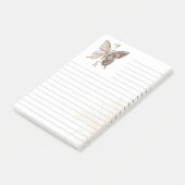 Boho Mental Health Vlinder 3M Post-it® Notities Notes (Schuin)