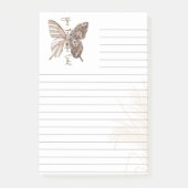 Boho Mental Health Vlinder 3M Post-it® Notities Notes (Voorkant)