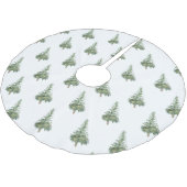 Boho Merry Waterverf Tree Kerstboom Rok (Gekanteld)