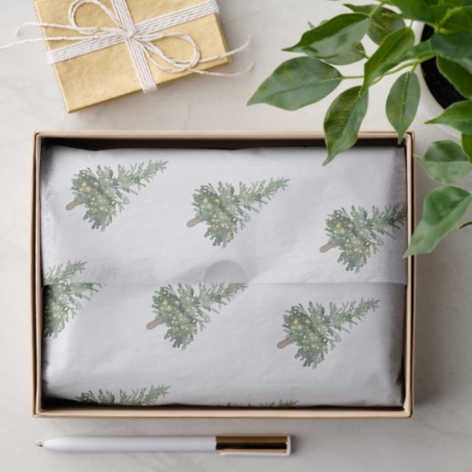 Boho Merry Waterverf Tree Tissuepapier (Geschenk)