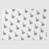 Boho Merry Waterverf Tree Tissuepapier (Voorkant)