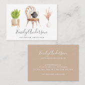 Boho-meubelen Interior Design Visitekaartje (Voorkant / Achterkant)