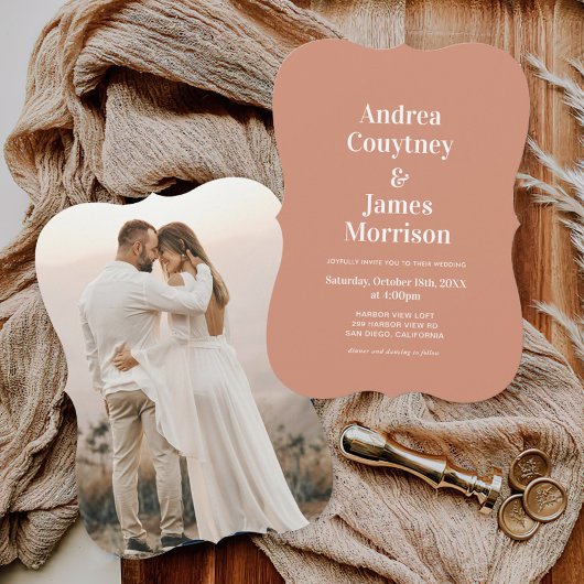 Boho Mexicaanse bruiloft Kaart