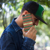 Boho Mexicaanse Serape Strepen Aangepaste Naam Case-Mate iPhone Case