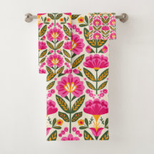 BOHO Mexicaanse Talavera Bloemen Fuchsia Roze Bloe