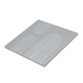 Boho Mid Century Chic Rainbow Tegeltje (Zijkant)