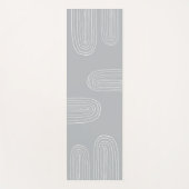 Boho Mid Century Chic Rainbow Yogamat (Voorkant)