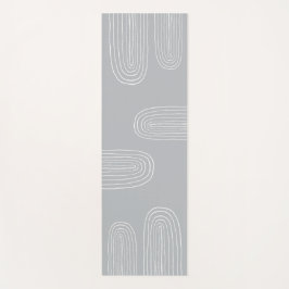 Boho Mid Century Chic Rainbow Yogamat