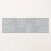 Boho Mid Century Chic Rainbow Yogamat (Voorkant (horizontaal))