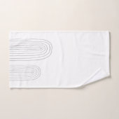 Boho Mid Century Chic Regenboog Bad Handdoek (Handdoek)