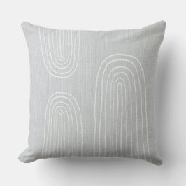 Boho Mid Century Chic Regenboog Buitenkussen