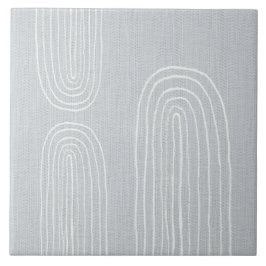 Boho Mid Century Chic Regenboog Tegeltje