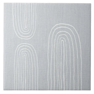 Boho Mid Century Chic Regenboog Tegeltje