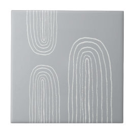 Boho Mid Century Chic Regenboog Tegeltje