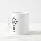 Boho Mid Century Flower Pot Koffiemok (Voorkant links)