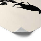 Boho Mid Century Flower Pot Poster (Hoek)