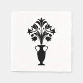 Boho Mid Century Flower Pot Servet (Voorkant)