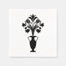 Boho Mid Century Flower Pot Servet