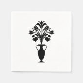 Boho Mid Century Flower Pot Servet (Voorkant)