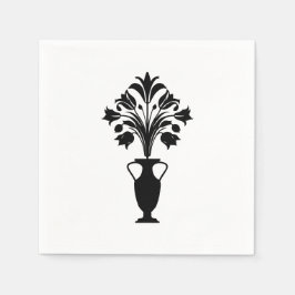 Boho Mid Century Flower Pot Servet