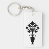 Boho Mid Century Flower Pot Sleutelhanger (Voorkant)