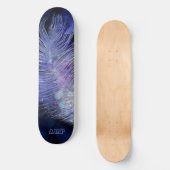 *~* Boho Midnight Sky Kosmische Pastel Veer Persoonlijk Skateboard (Voorkant)