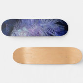 *~* Boho Midnight Sky Kosmische Pastel Veer Persoonlijk Skateboard (Horizontaal)