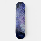 *~* Boho Midnight Sky Kosmische Pastel Veer Persoonlijk Skateboard (Voorkant)