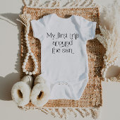 Boho mijn eerste reis rond de Sun Baby Bodysuit