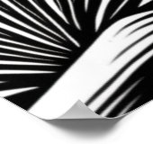 Boho Minimal Black and White Landscape Poster (Hoek)