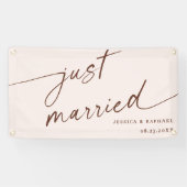 Boho Minimal is net getrouwd met meneer en mevrouw Spandoek (Horizontaal)