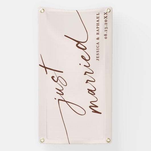 Boho Minimal is net getrouwd met meneer en mevrouw Spandoek (Verticaal)