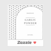 Boho Minimal Kitchen Pantry Jar Labels (Vel)