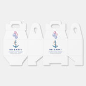 Boho Minimal Nautical Anchor Balloon Baby shower Bedankdoosjes (Ongevouwen)