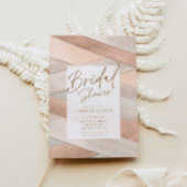 Boho Minimale Bridal Shower-uitnodiging Kaart